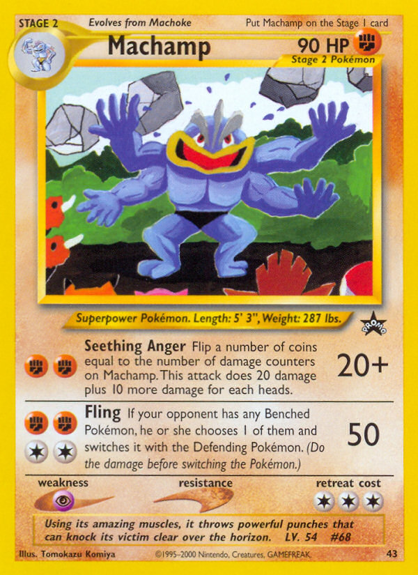 Machamp (43) [Wizards of the Coast: Black Star Promos] | Dragon's Lair Comics and Fantasy Houston TX