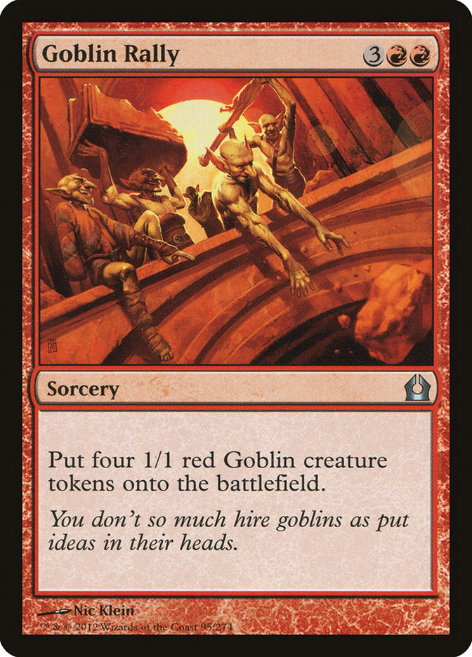 Goblin Rally [Return to Ravnica] | Dragon's Lair Comics and Fantasy Houston TX