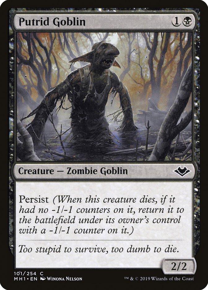 Putrid Goblin [Modern Horizons] | Dragon's Lair Comics and Fantasy Houston TX