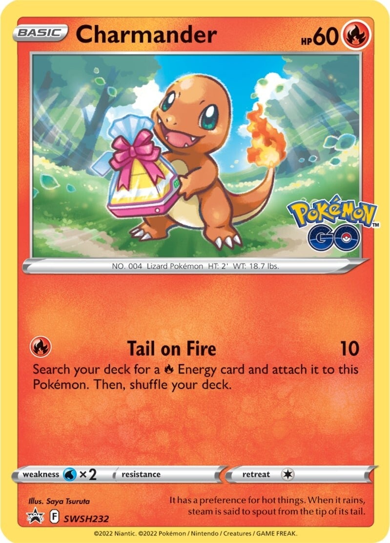 Charmander (SWSH232) [Sword & Shield: Black Star Promos] | Dragon's Lair Comics and Fantasy Houston TX