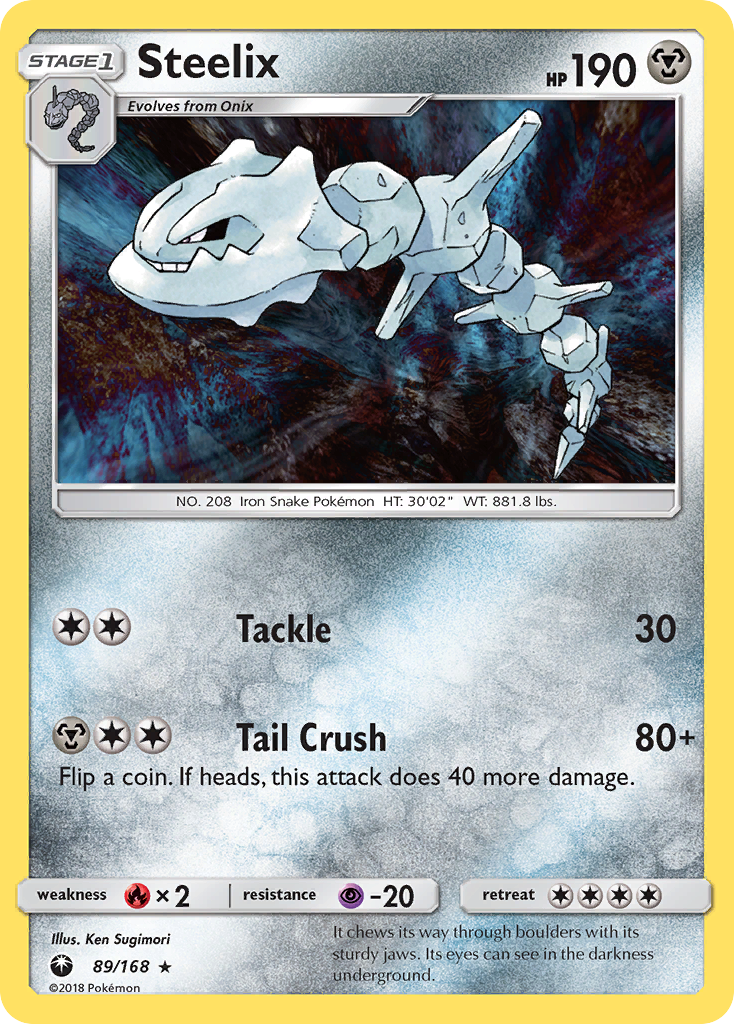 Steelix (89/168) [Sun & Moon: Celestial Storm] | Dragon's Lair Comics and Fantasy Houston TX