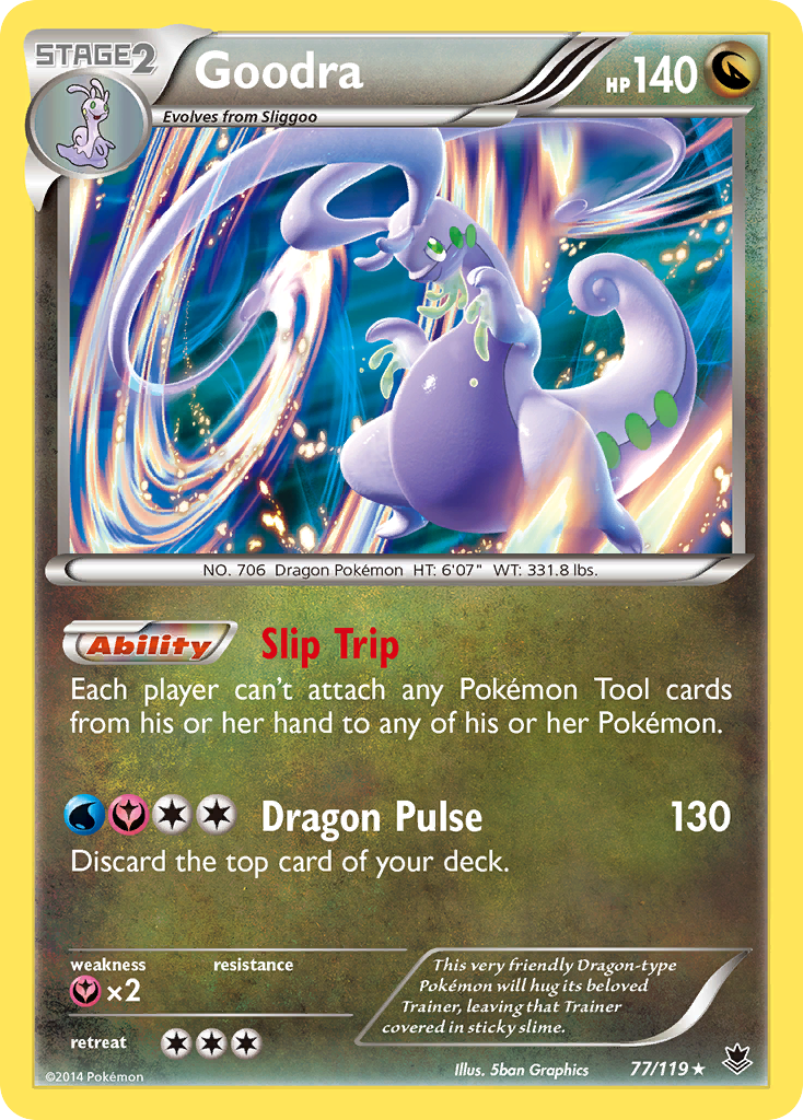 Goodra (77/119) [XY: Phantom Forces] | Dragon's Lair Comics and Fantasy Houston TX