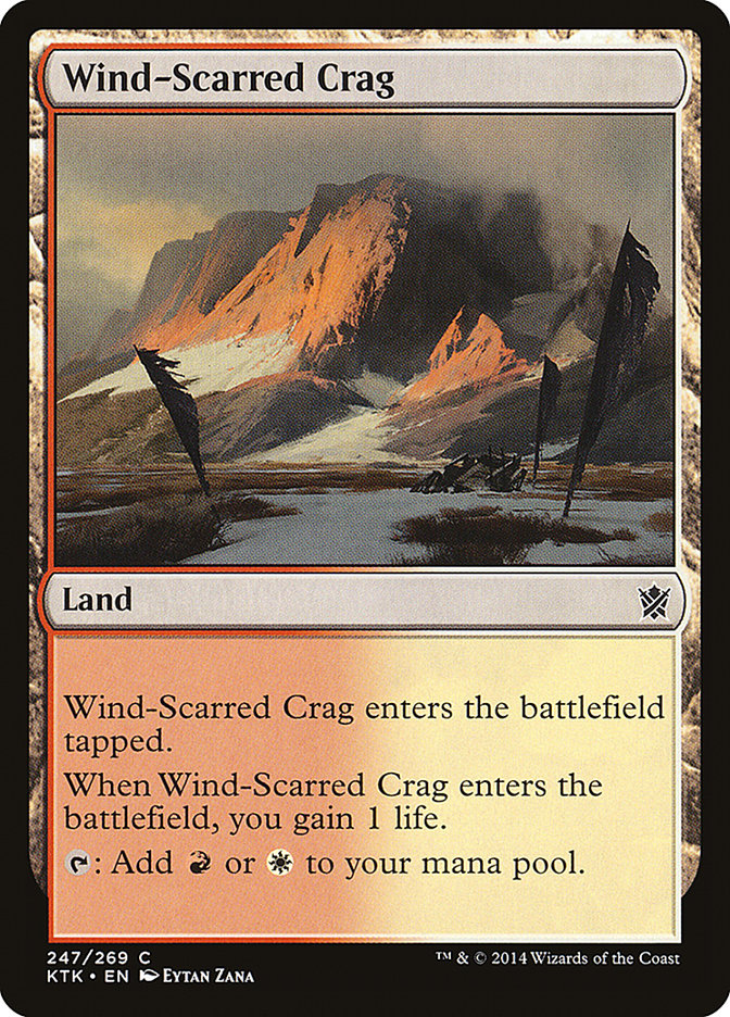 Wind-Scarred Crag [Khans of Tarkir] | Dragon's Lair Comics and Fantasy Houston TX