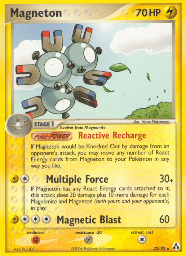 Magneton (22/92) [EX: Legend Maker] | Dragon's Lair Comics and Fantasy Houston TX