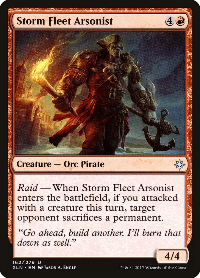 Storm Fleet Arsonist [Ixalan] | Dragon's Lair Comics and Fantasy Houston TX