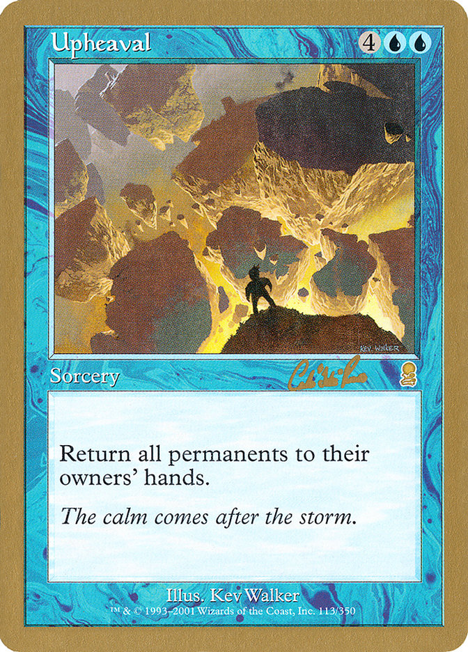 Upheaval (Carlos Romao) [World Championship Decks 2002] | Dragon's Lair Comics and Fantasy Houston TX