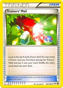 Trainers' Mail (92a/108) (Alternate Art Promo) [XY: Roaring Skies] | Dragon's Lair Comics and Fantasy Houston TX