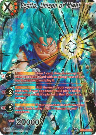 Vegito, Unison of Might (SPR) (BT10-003) [Rise of the Unison Warrior] | Dragon's Lair Comics and Fantasy Houston TX