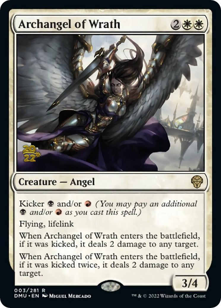 Archangel of Wrath [Dominaria United Prerelease Promos] | Dragon's Lair Comics and Fantasy Houston TX