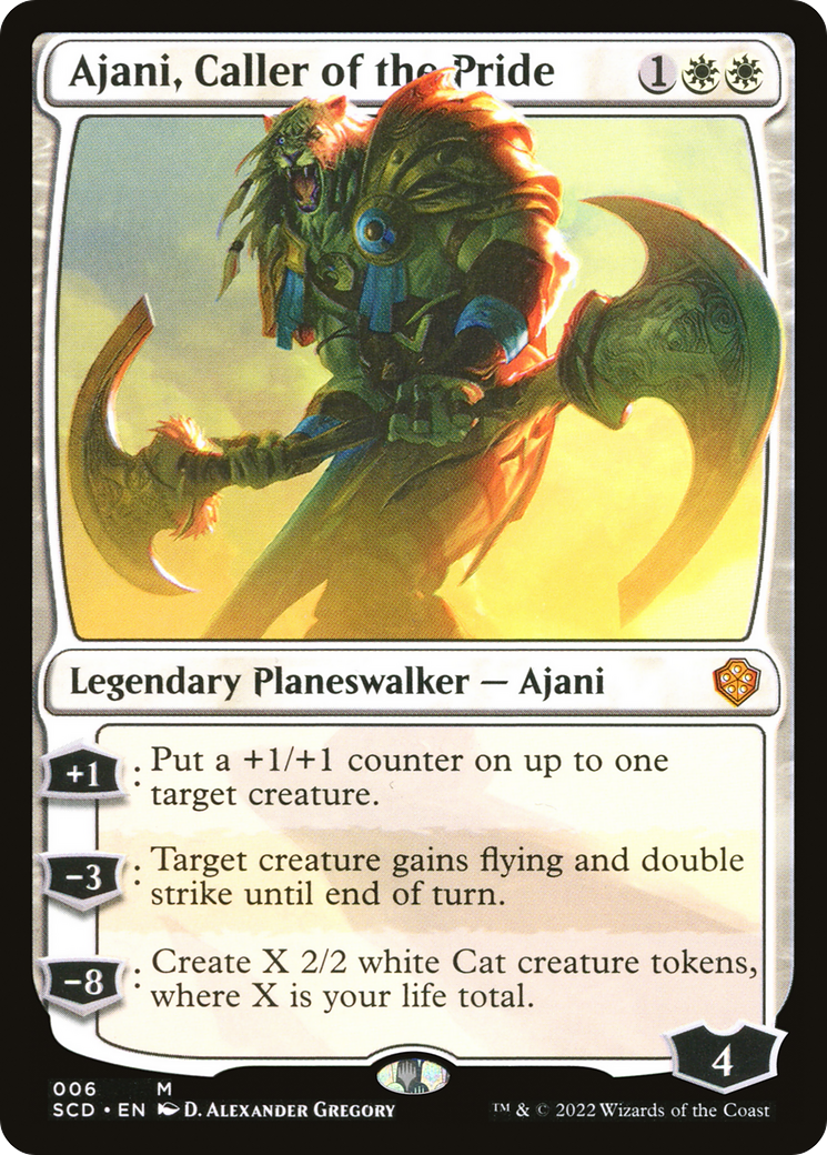 Ajani, Caller of the Pride [Starter Commander Decks] | Dragon's Lair Comics and Fantasy Houston TX