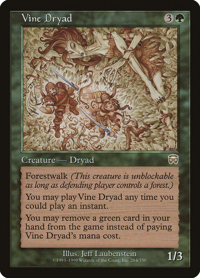 Vine Dryad [Mercadian Masques] | Dragon's Lair Comics and Fantasy Houston TX