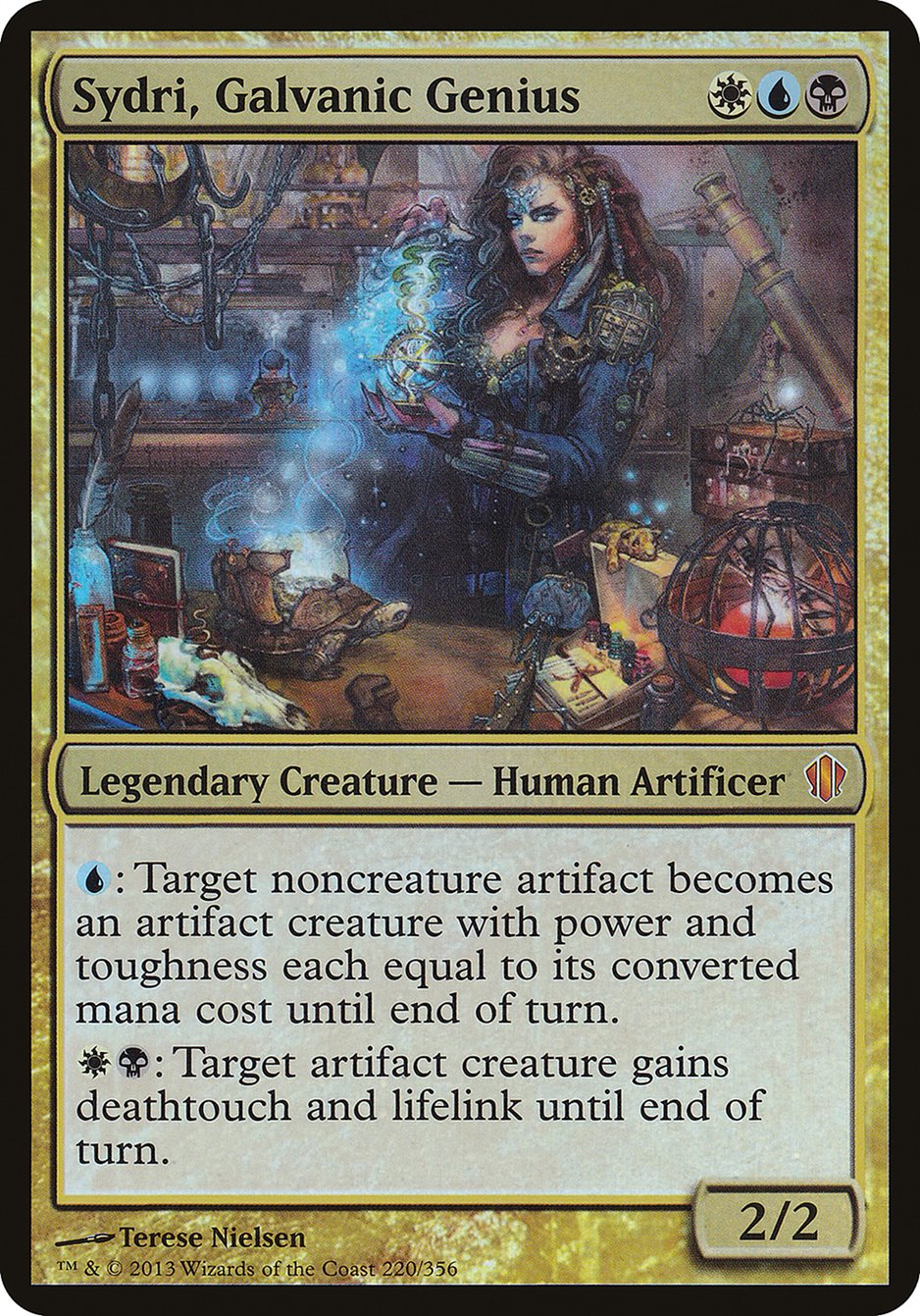 Sydri, Galvanic Genius (Oversized) [Commander 2013 Oversized] | Dragon's Lair Comics and Fantasy Houston TX