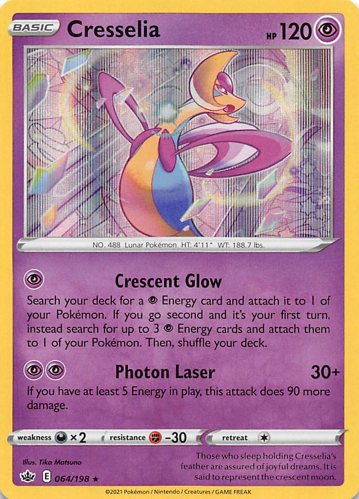 Cresselia (064/198) [Sword & Shield: Chilling Reign] | Dragon's Lair Comics and Fantasy Houston TX