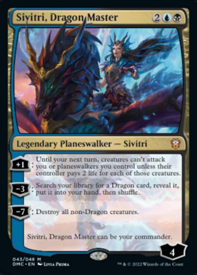 Sivitri, Dragon Master [Dominaria United Commander] | Dragon's Lair Comics and Fantasy Houston TX