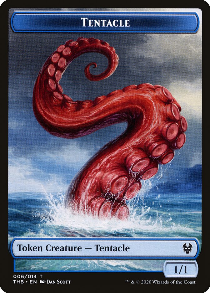 Human Soldier // Tentacle Double-Sided Token [Theros Beyond Death Tokens] | Dragon's Lair Comics and Fantasy Houston TX