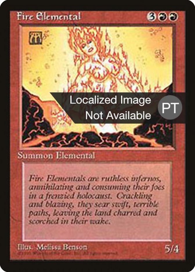 Fire Elemental [Fourth Edition (Foreign Black Border)] | Dragon's Lair Comics and Fantasy Houston TX