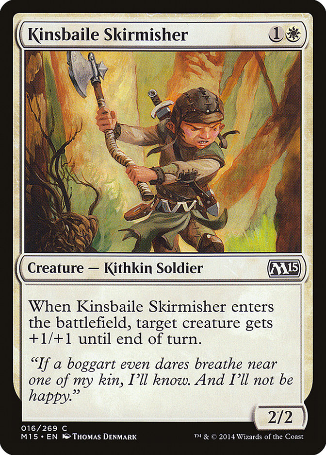 Kinsbaile Skirmisher [Magic 2015] | Dragon's Lair Comics and Fantasy Houston TX