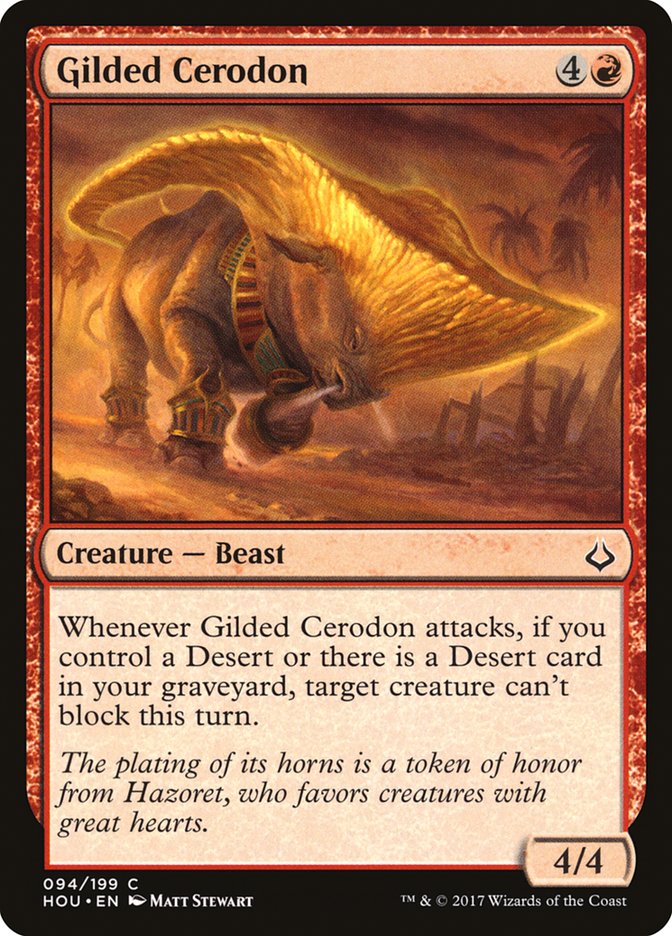 Gilded Cerodon [Hour of Devastation] | Dragon's Lair Comics and Fantasy Houston TX