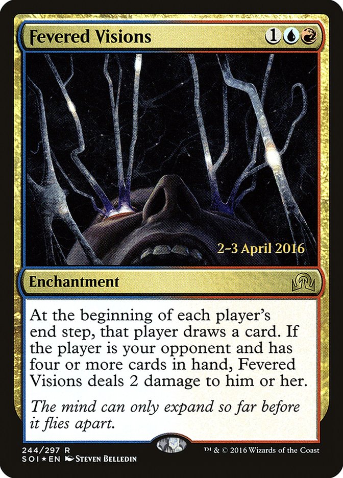 Fevered Visions [Shadows over Innistrad Prerelease Promos] | Dragon's Lair Comics and Fantasy Houston TX