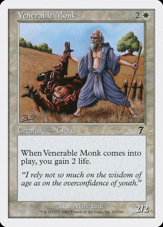 Venerable Monk [Seventh Edition] | Dragon's Lair Comics and Fantasy Houston TX