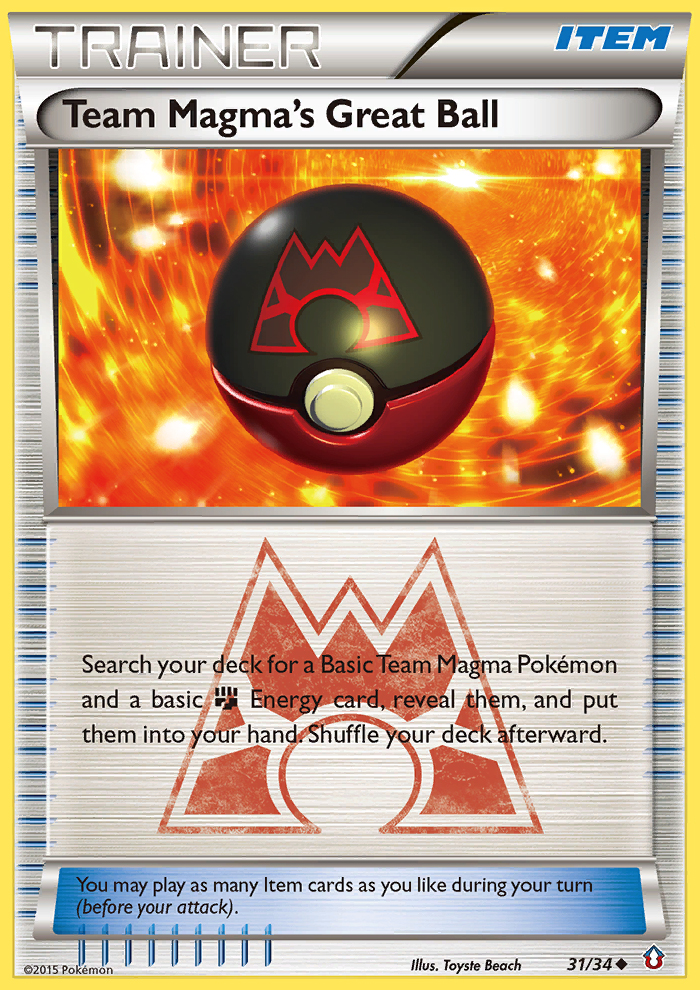 Team Magma's Great Ball (31/34) [XY: Double Crisis] | Dragon's Lair Comics and Fantasy Houston TX