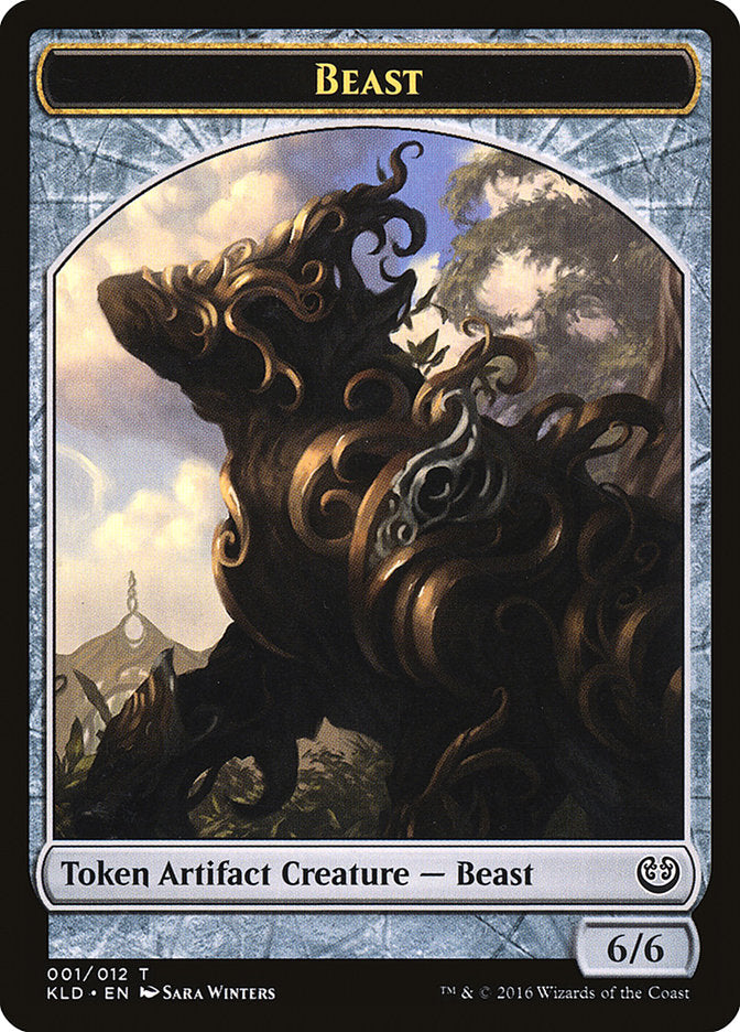 Beast Token [Kaladesh Tokens] | Dragon's Lair Comics and Fantasy Houston TX