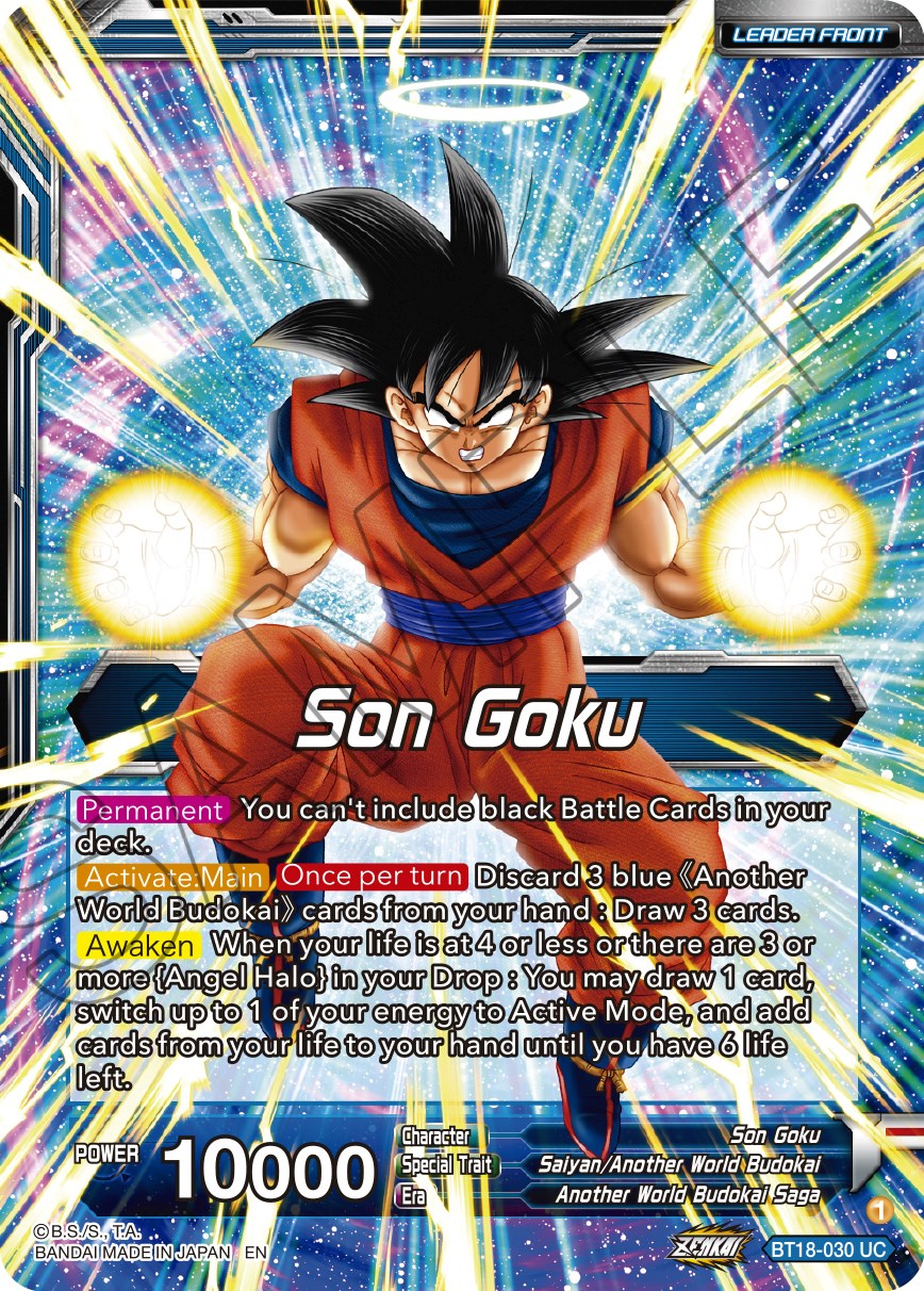 Son Goku // Son Goku, Another World Fighter (BT18-030) [Dawn of the Z-Legends] | Dragon's Lair Comics and Fantasy Houston TX