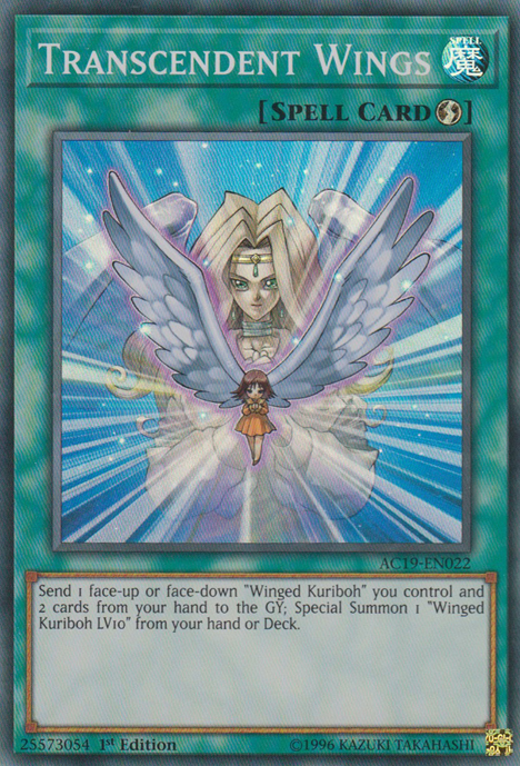 Transcendent Wings [AC19-EN022] Super Rare | Dragon's Lair Comics and Fantasy Houston TX