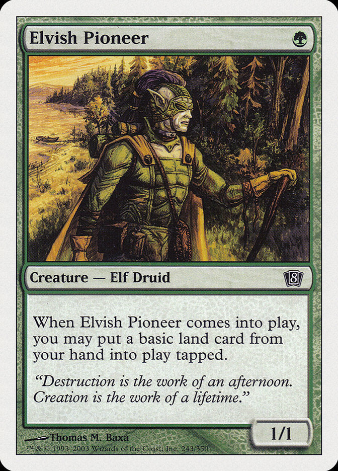 Elvish Pioneer [Eighth Edition] | Dragon's Lair Comics and Fantasy Houston TX