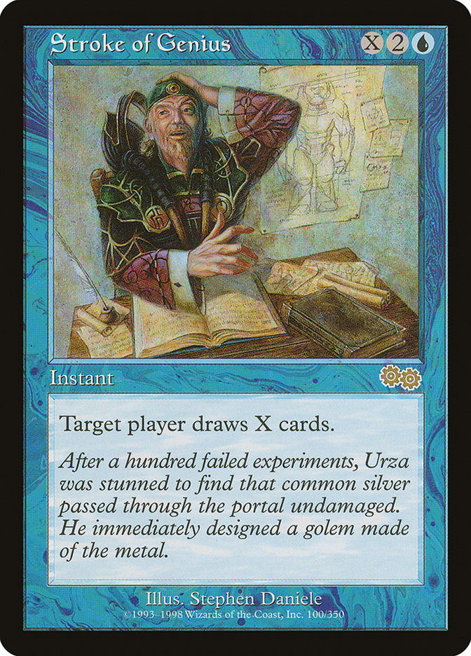 Stroke of Genius [Urza's Saga] | Dragon's Lair Comics and Fantasy Houston TX