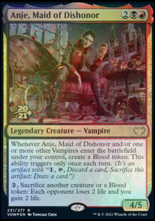 Anje, Maid of Dishonor [Innistrad: Crimson Vow Prerelease Promos] | Dragon's Lair Comics and Fantasy Houston TX