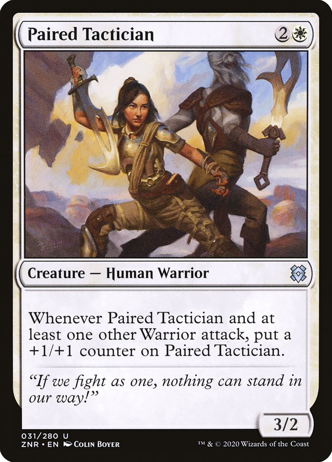 Paired Tactician [Zendikar Rising] | Dragon's Lair Comics and Fantasy Houston TX