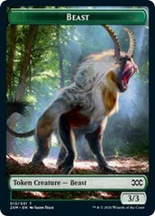 Beast // Treasure Double-Sided Token [Double Masters Tokens] | Dragon's Lair Comics and Fantasy Houston TX