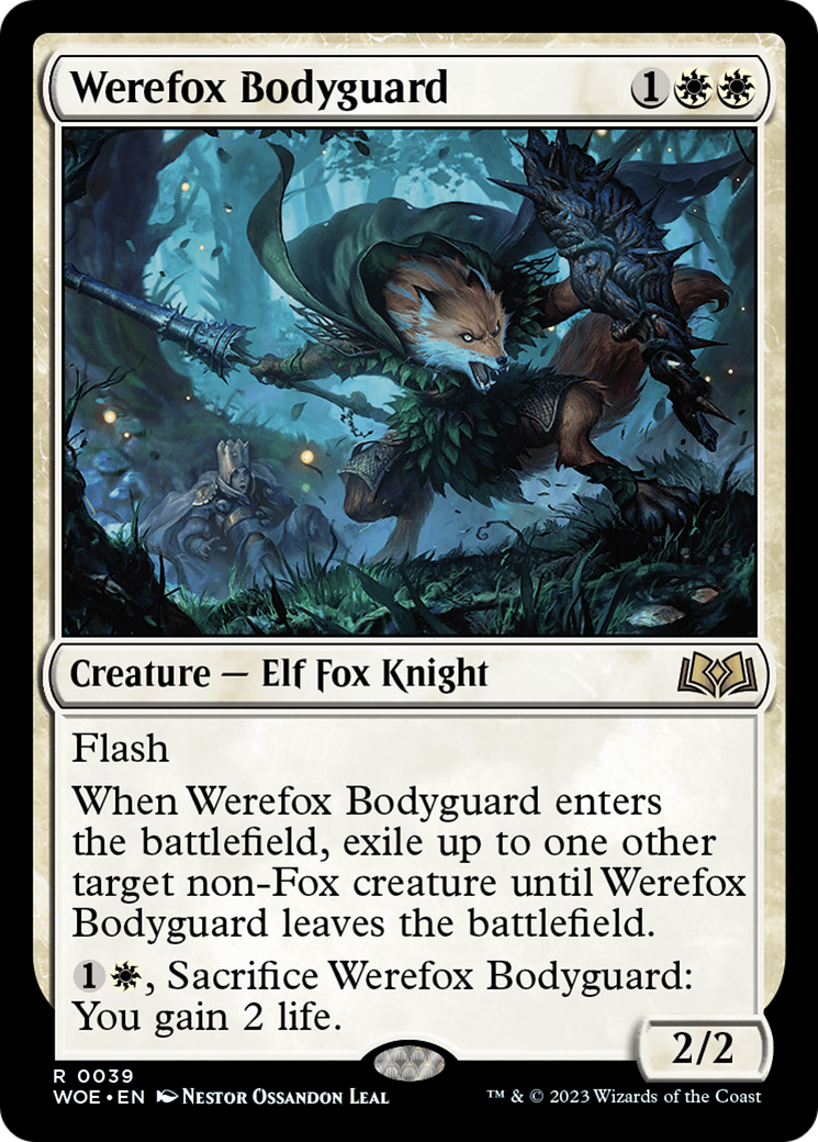 Werefox Bodyguard [Wilds of Eldraine] | Dragon's Lair Comics and Fantasy Houston TX