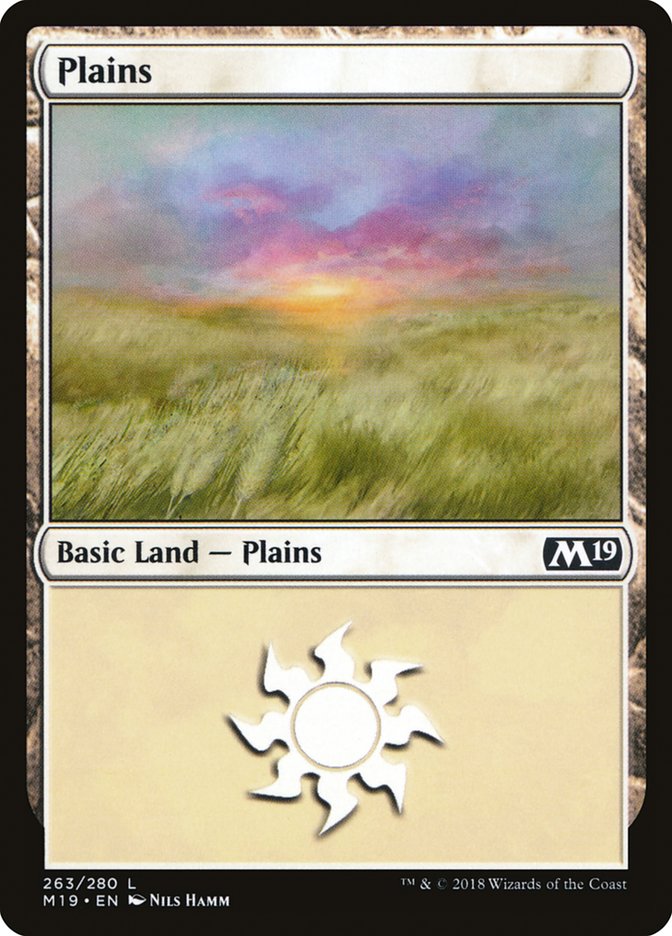 Plains (263) [Core Set 2019] | Dragon's Lair Comics and Fantasy Houston TX