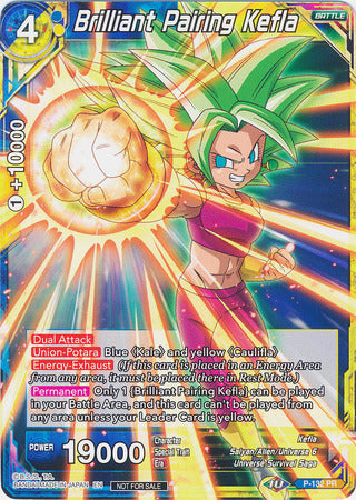 Brilliant Pairing Kefla (Shop Tournament: Assault of Saiyans) (P-132) [Promotion Cards] | Dragon's Lair Comics and Fantasy Houston TX