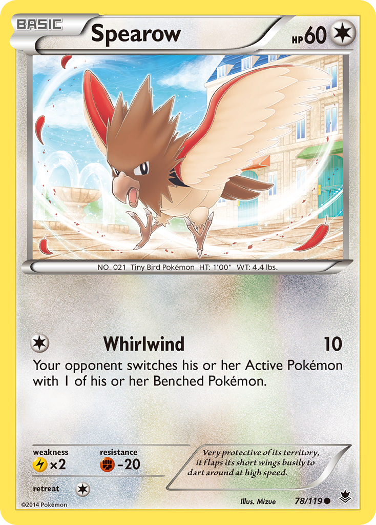 Spearow (78/119) [XY: Phantom Forces] | Dragon's Lair Comics and Fantasy Houston TX