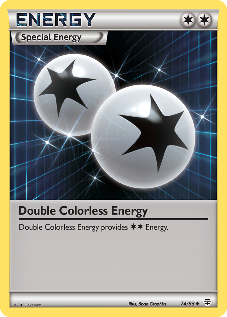 Double Colorless Energy (74/83) [XY: Generations] | Dragon's Lair Comics and Fantasy Houston TX