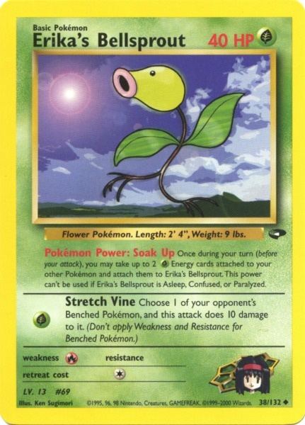 Erika's Bellsprout (38/132) [Gym Challenge Unlimited] | Dragon's Lair Comics and Fantasy Houston TX