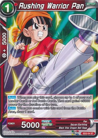 Rushing Warrior Pan (Starter Deck - The Extreme Evolution) (SD2-04) [Cross Worlds] | Dragon's Lair Comics and Fantasy Houston TX