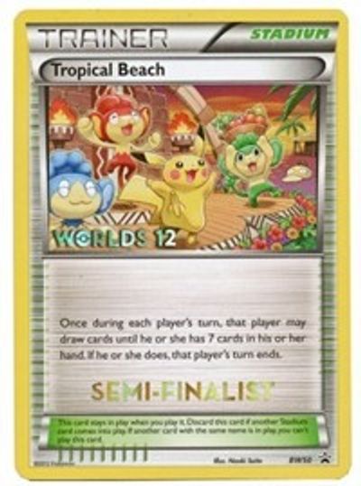 Tropical Beach (BW50) (Semi Finalist) [Black & White: Black Star Promos] | Dragon's Lair Comics and Fantasy Houston TX