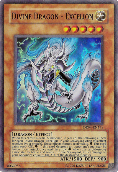 Divine Dragon - Excelion [DR04-EN153] Super Rare | Dragon's Lair Comics and Fantasy Houston TX