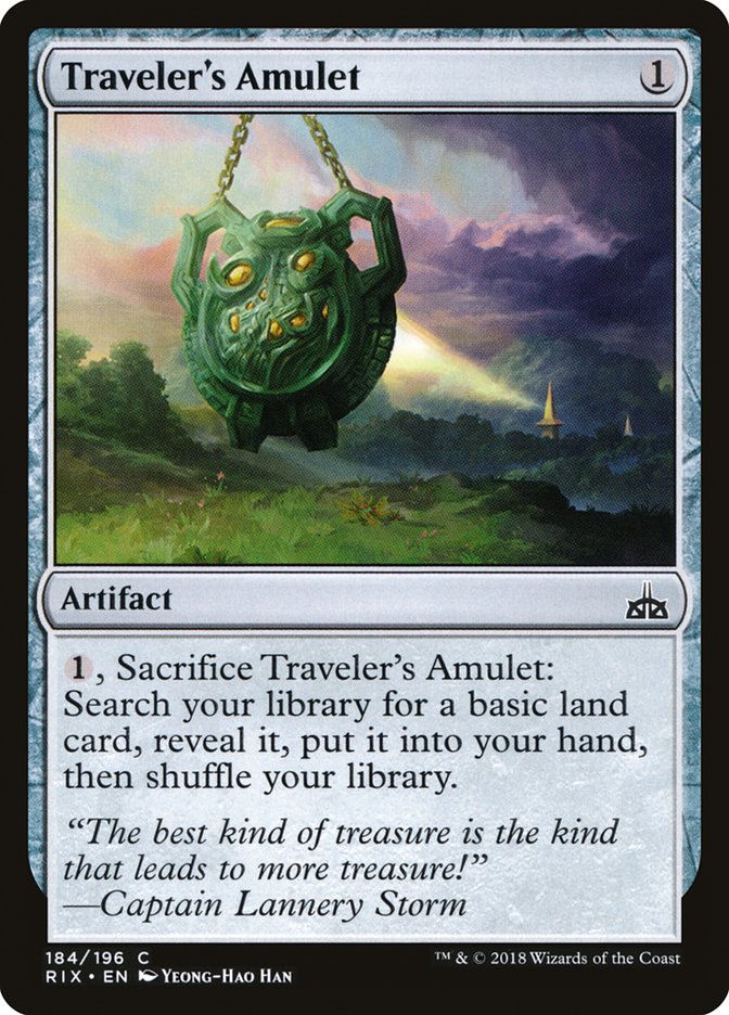 Traveler's Amulet [Rivals of Ixalan] | Dragon's Lair Comics and Fantasy Houston TX