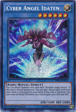 Cyber Angel Idaten [DRL3-EN013] Secret Rare | Dragon's Lair Comics and Fantasy Houston TX