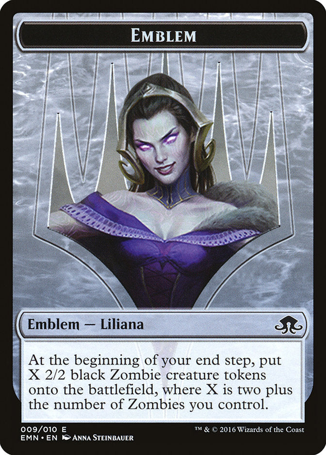 Liliana, the Last Hope Emblem [Eldritch Moon Tokens] | Dragon's Lair Comics and Fantasy Houston TX