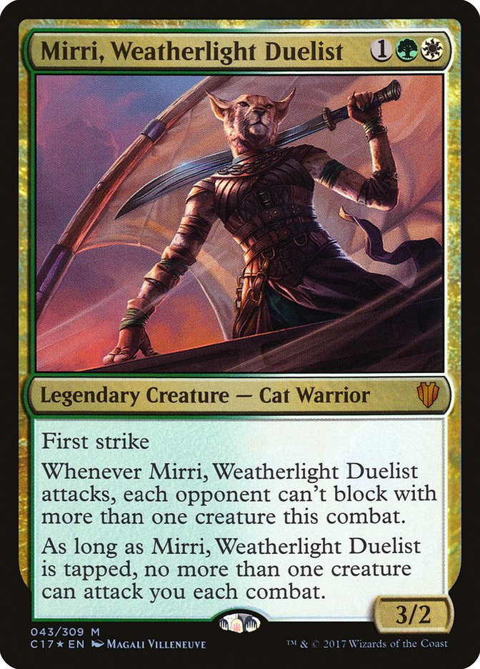 Mirri, Weatherlight Duelist [Commander 2017] | Dragon's Lair Comics and Fantasy Houston TX