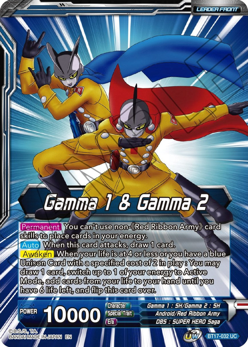 Gamma 1 & Gamma 2 // Gamma 1 & Gamma 2, Newfound Foes (BT17-032) [Ultimate Squad Prerelease Promos] | Dragon's Lair Comics and Fantasy Houston TX