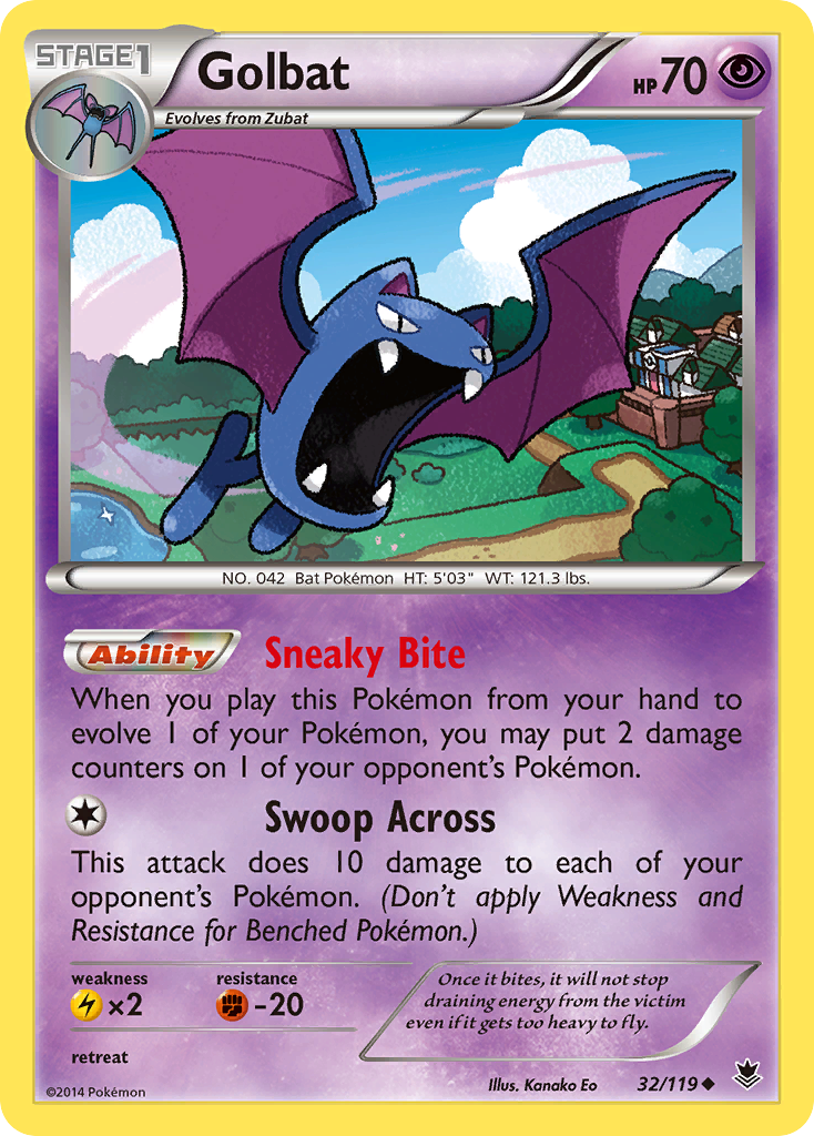 Golbat (32/119) [XY: Phantom Forces] | Dragon's Lair Comics and Fantasy Houston TX