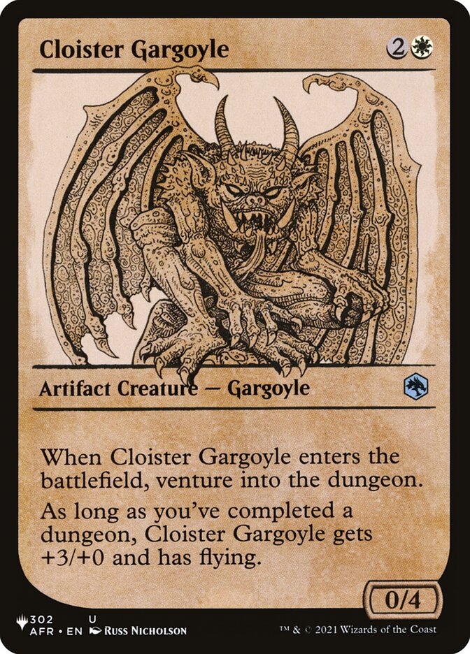 Cloister Gargoyle (Showcase) [The List] | Dragon's Lair Comics and Fantasy Houston TX