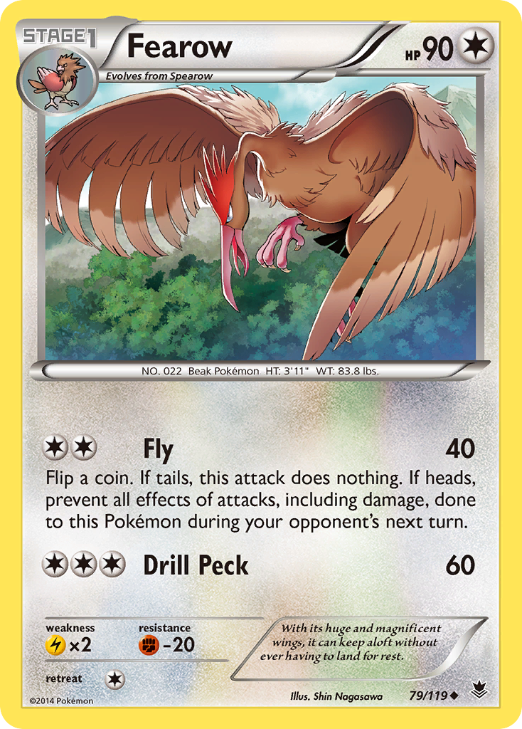 Fearow (79/119) [XY: Phantom Forces] | Dragon's Lair Comics and Fantasy Houston TX